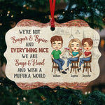Custom Name Sage & Hood Christmas Gifts for Friends - Personalized Ornament