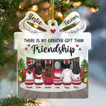Custom Name Christmas Friendship Gifts for Best Friends - Personalized Ornament