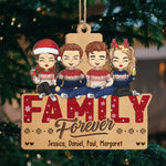 Custom Name Christmas Family Gifts - Personalized Ornament