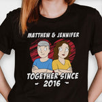 Custom Name Couple Anniversary Gifts - Personalized Apparel