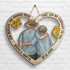 Our First Kiss Heart Shape Season - Personalized Shaped Wood Sign - Gift For Couples, Husband Wife