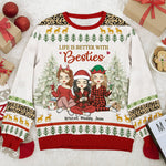 Custom Name Christmas Gifts for Besties - Personalized Sweatshirt