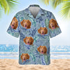 Colorful Tropical Leaves And Pet - Dog & Cat Personalized Custom Unisex Hawaiian Shirt - Upload Image, Dog Face, Cat Face - Summer Vacation Gift, Gift For Pet Owners, Pet Lovers
