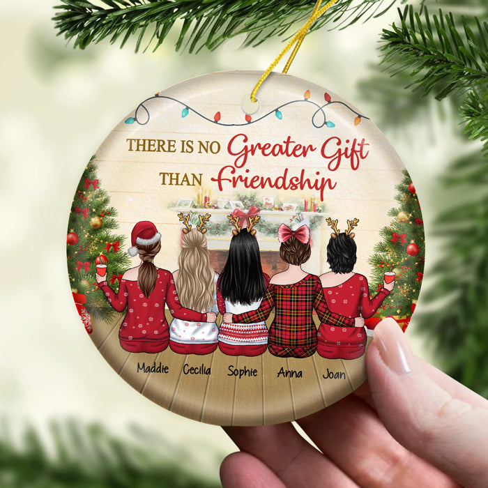Custom Name Christmas Friendship Gifts for Women - Personalized Ornament