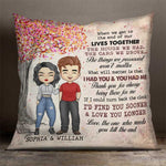 Custom Couple Love Gifts for Anniversary - Personalized Pillow