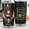 What We Think We Become - Personalized Tumbler - Gift For Yourself, Halloween Gift