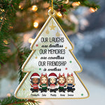 Custom Name Christmas Friendship Gifts for Best Friends - Personalized Ornament