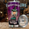 Witch's Brew Fueled By Crystals Coffee And Good Vibes - Personalized Witch Tumbler - Gift For Witches, Gift For Yourself, Halloween Gift