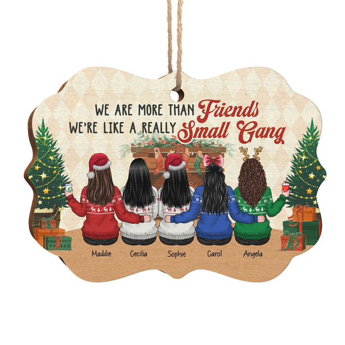 Custom Name Christmas Gifts for Best Friends - Personalized Ornament