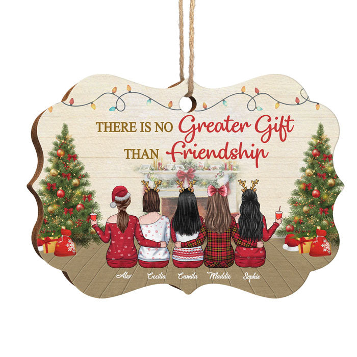 Custom Name Christmas Friendship Gifts for Women - Personalized Ornament