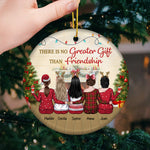 Custom Name Christmas Friendship Gifts for Women - Personalized Ornament
