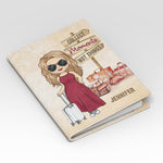 Custom Name Travel Adventure Gifts for Women - Personalized Passport Cover
