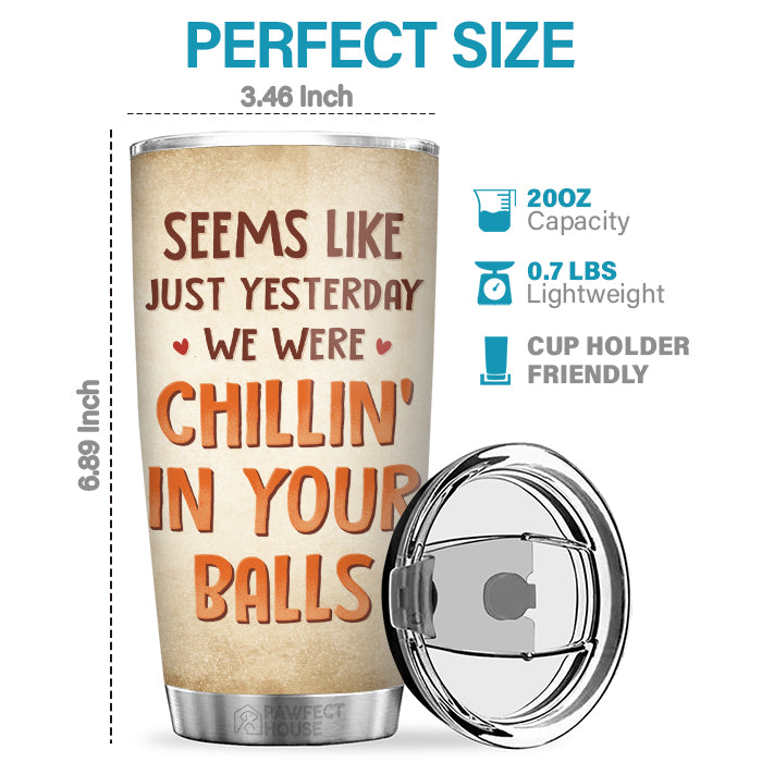 Custom Name Funny Father's Day Gifts for Dad - Personalized Tumbler