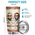 Custom Name Sassy Bestie Gifts for Women - Personalized Tumbler