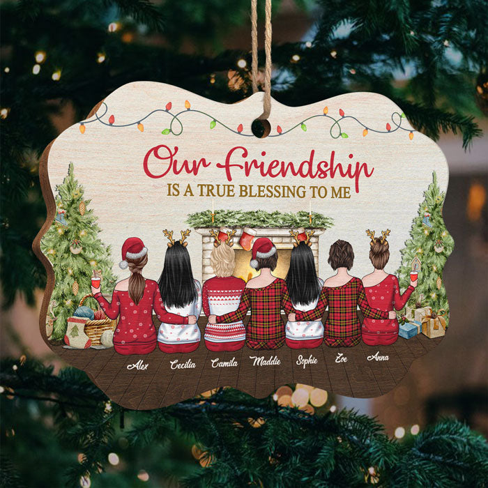 Custom Name Christmas Gifts for Friends - Personalized Ornament