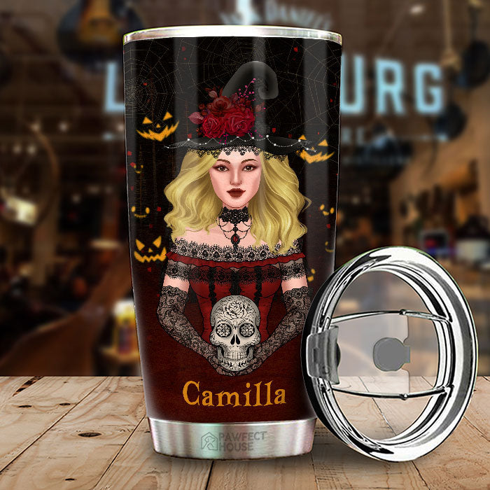 Buckle Up Buttercup You Just Flipped My Witch Switch - Personalized Tumbler - Gift For Yourself, Halloween Gift