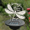 I Am Always With You - Personalized Memorial Garden Solar Light - Memorial Gift, Sympathy Gift