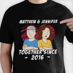 Custom Name Couple Anniversary Gifts - Personalized Apparel