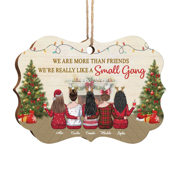 Custom Name Christmas Gifts for Best Friends - Personalized Ornament