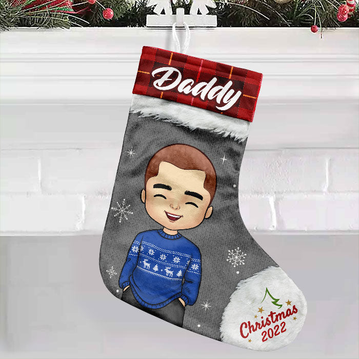 Custom Name Family Christmas Gifts - Personalized Christmas Stocking