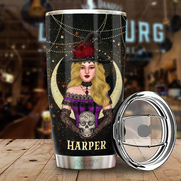 Born With The Magic In Their Souls - Personalized Tumbler - Gift For Yourself, Halloween Gift