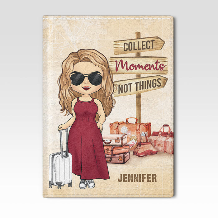 Custom Name Travel Adventure Gifts for Women - Personalized Passport Cover