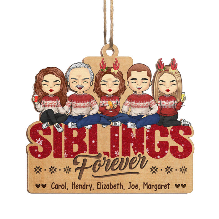 Custom Name Christmas Family Gifts - Personalized Ornament