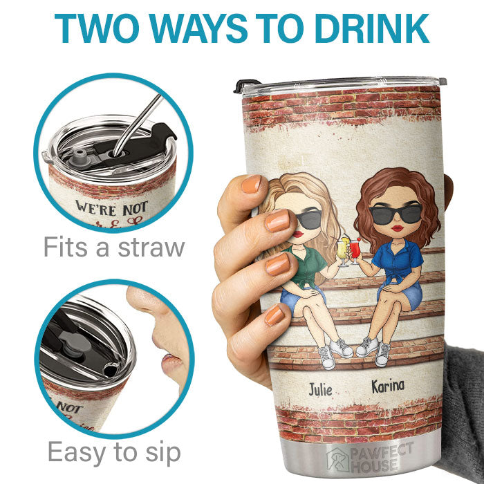 Custom Name Sassy Bestie Gifts for Women - Personalized Tumbler