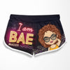 Return To Bae, I'm Bae - Personalized Couple Beach Shorts - Gift For Couples, Husband Wife