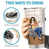 World's Best Fur Mom - Dog & Cat Personalized Custom Tumbler - Mother's Day, Birthday Gift For Pet Owners, Pet Lovers