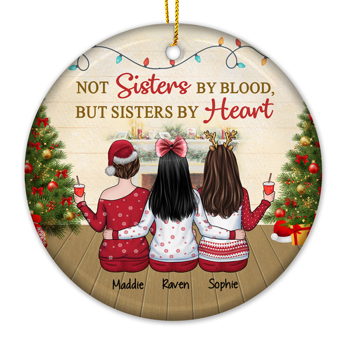 Custom Name Christmas Friendship Gifts for Women - Personalized Ornament