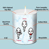 I Love You Mom - Family Personalized Custom Smokeless Scented Candle - Mother's Day, Birthday Gift For Mom