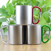 Happy Campers - Personalized Carabiner Camping Mug - Gift For Camping Lovers