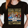Thanks For Sharing Your DNA - Personalized Unisex T-shirt - Gift For Dad