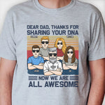 Custom Name Family Gifts for Dad - Personalized Apparel