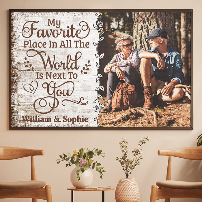 Custom Photo Romantic Couple Gifts - Personalized Poster