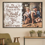 Custom Photo Romantic Couple Gifts - Personalized Poster