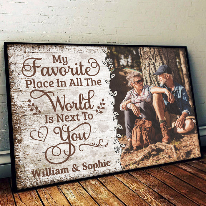 Custom Photo Romantic Couple Gifts - Personalized Poster