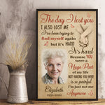 Custom Photo Memorial Loss Decor - Personalized Poster