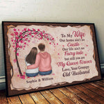 Custom Name Romantic Wife Gifts - Personalized Poster