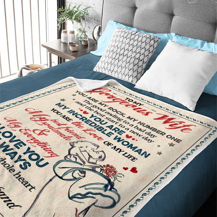 Romantic Wife Love Gifts - Blanket