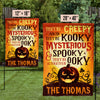 There're Creepy And There're Kooky - Personalized Funny Cat Flag, Halloween Ideas.
