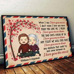 Custom Name I Love You More Couple Gifts - Personalized Poster