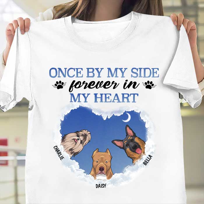 Custom Name Memorial Dog Gifts for Dog Lovers - Personalized Apparel