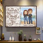 Custom Name Couple Love Gifts - Personalized Poster