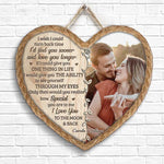 Custom Photo Romantic Couple Gifts - Personalized Wood Sign