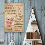 Custom Photo Memorial Loss Decor - Personalized Poster