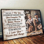 Custom Photo Forever Love Gifts for Couples - Personalized Poster