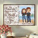 Custom Name Couple Love Gifts - Personalized Poster