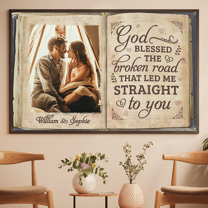 Custom Couple Photo Romantic Gifts - Personalized Poster